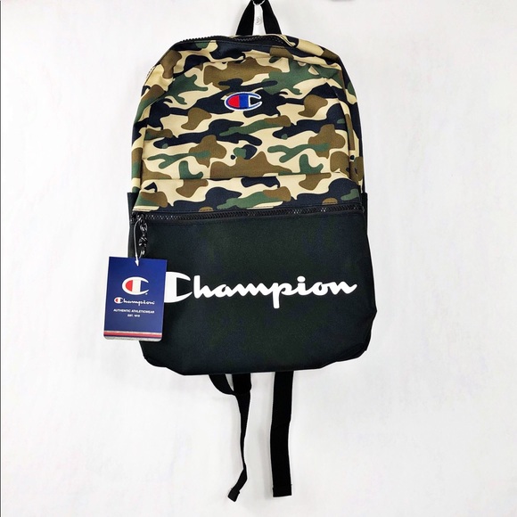 camo champion backpack